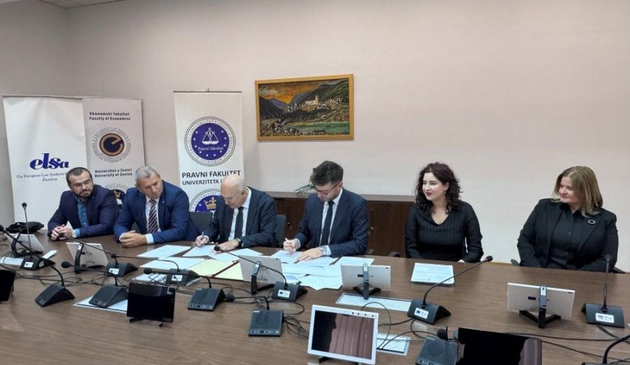 Memorandum of Understanding and Cooperation signed between the Institute for Intellectual Property of BiH and the Faculty of Law of the University of Zenica
